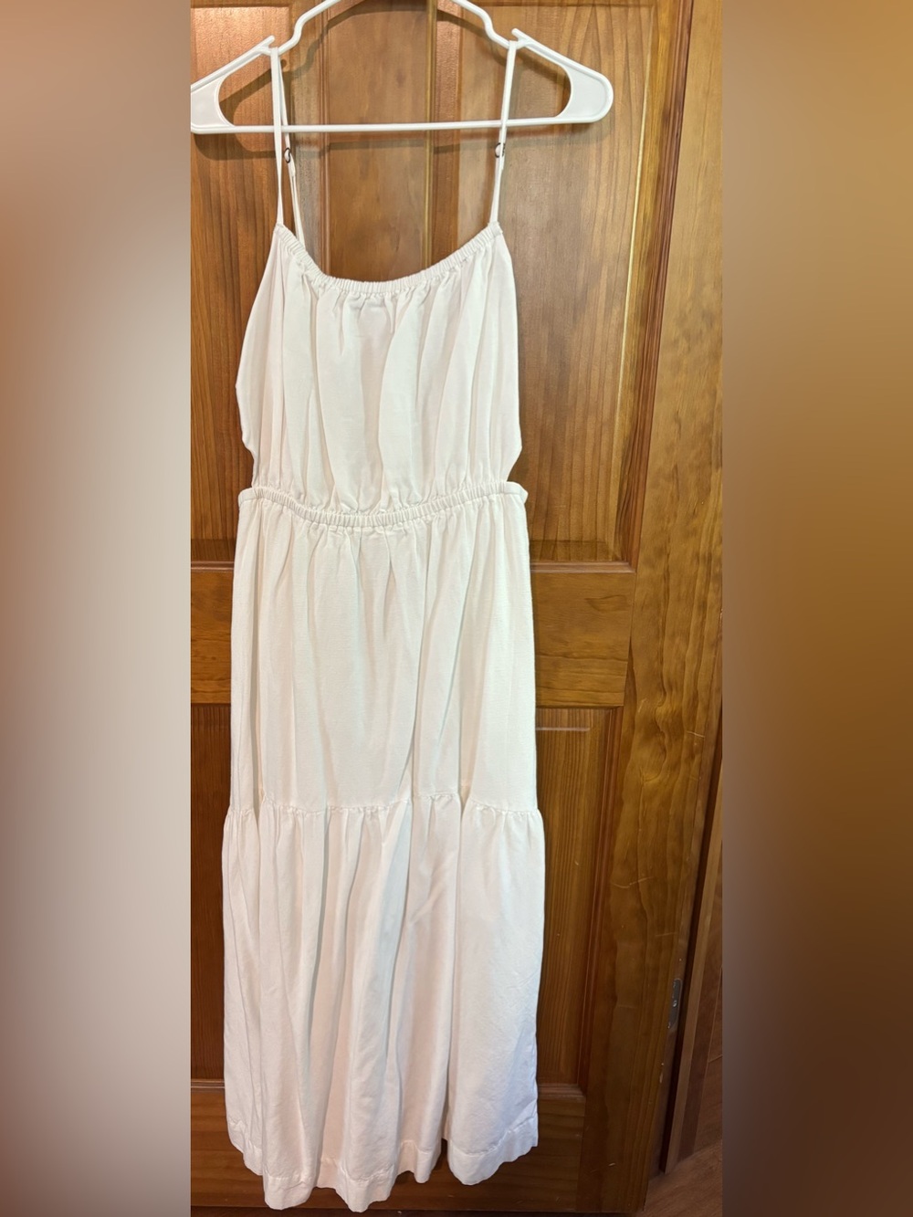 Z Supply Cream Maxi Dress with Spaghetti Straps
